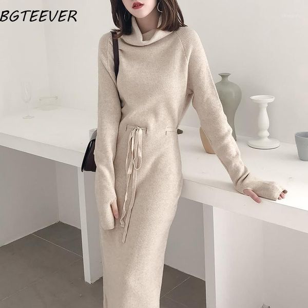winter turtleneck sweater dress women lace up knitted long dress female knitwear full sleeve soft vestidos 2019, Black;gray
winter turtleneck sweater dress women lace up knitted long dress female knitwear full sleeve soft vestidos 2019, Black;gray