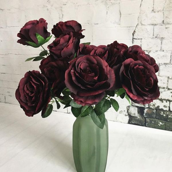 decorative flowers & wreaths 2heads/branch large french rose silk artificial flower flores artificiales home wedding decoration fleur artifi
decorative flowers & wreaths 2heads/branch large french rose silk artificial flower flores artificiales home wedding decoration fleur artifi