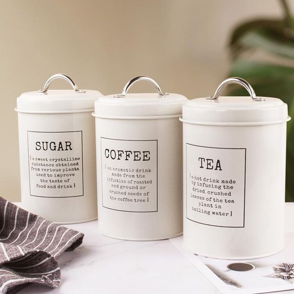set of 3 metal kitchen food coffee sugar tea storage tin canister jar container with lid
set of 3 metal kitchen food coffee sugar tea storage tin canister jar container with lid