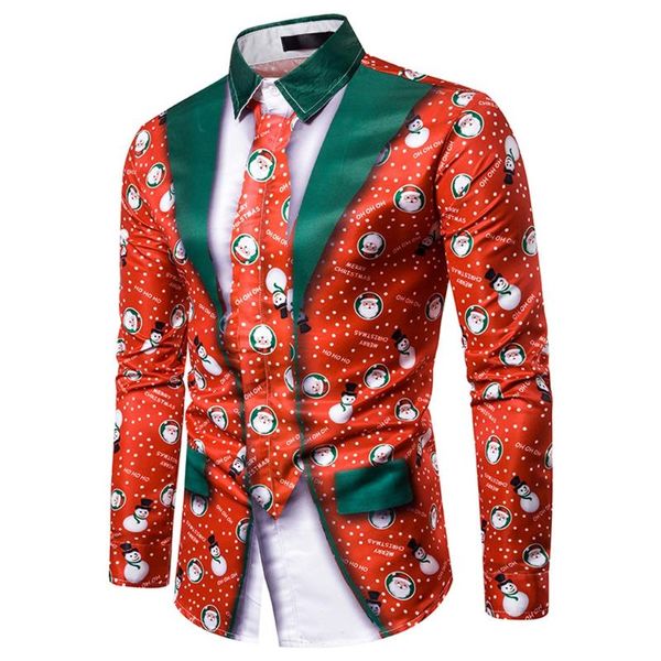 men's casual shirts camisa masculina men fake two pieces snowflakes printed christmas shirt blouse streetwear same style, White;black
men's casual shirts camisa masculina men fake two pieces snowflakes printed christmas shirt blouse streetwear same style, White;black
