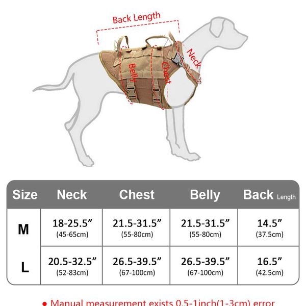 tactical dog harness military no pull pet k9 harness vest for medium large dogs training hiking molle dog harness with wmtorv
tactical dog harness military no pull pet k9 harness vest for medium large dogs training hiking molle dog harness with wmtorv