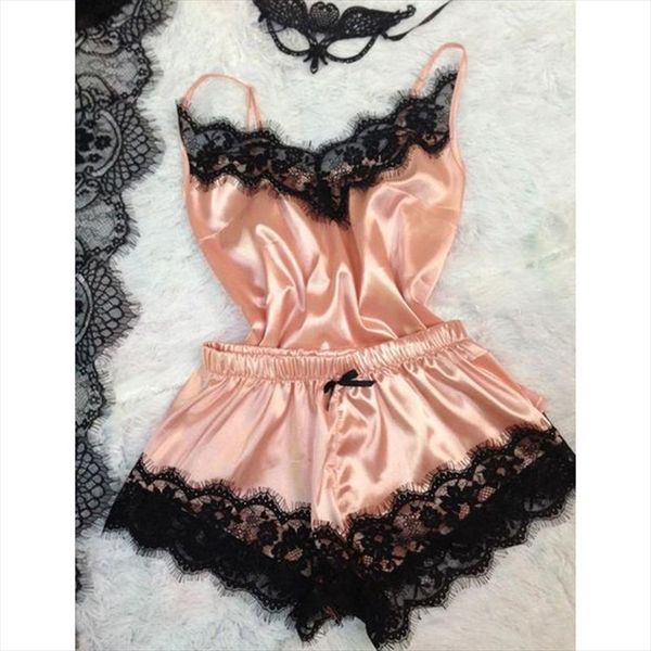 bigsweety женские пижамы sexy lace satin pajama наборы ночной одежды без рукавов коротки 2 шт. наборы пижамы для женщин pijama, Gray
bigsweety женские пижамы sexy lace satin pajama наборы ночной одежды без рукавов коротки 2 шт. наборы пижамы для женщин pijama, Gray