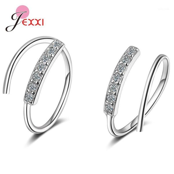 hoop & huggie elegant 925 sterling silver opening earrings for women girls party 2 color dazzling micro paved rhinestone ear ornament1, Golden;silver
hoop & huggie elegant 925 sterling silver opening earrings for women girls party 2 color dazzling micro paved rhinestone ear ornament1, Golden;silver
