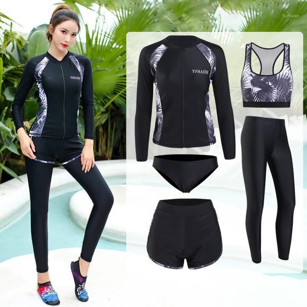 swimming suit bathing suits 2019 bodysuit swimsuit girls women rash guard long swimwear korean split sleeve pants trend1, White;black
swimming suit bathing suits 2019 bodysuit swimsuit girls women rash guard long swimwear korean split sleeve pants trend1, White;black