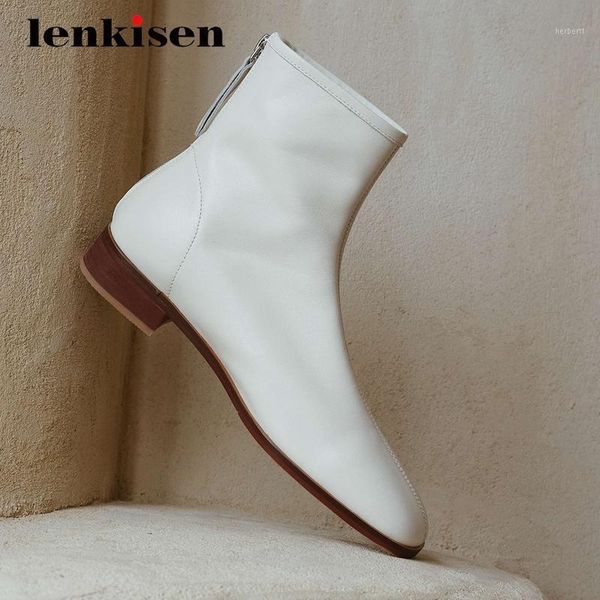 boots lenkisen leisure mature real cow leather three colors round toe thick low heel zip dress daily wear ankle l851, Black
boots lenkisen leisure mature real cow leather three colors round toe thick low heel zip dress daily wear ankle l851, Black