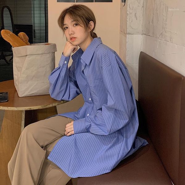 new spring/autumn women casual loose pockets design long sleeve striped blouse turn-down collar single-breasted shirt a8721, White
new spring/autumn women casual loose pockets design long sleeve striped blouse turn-down collar single-breasted shirt a8721, White