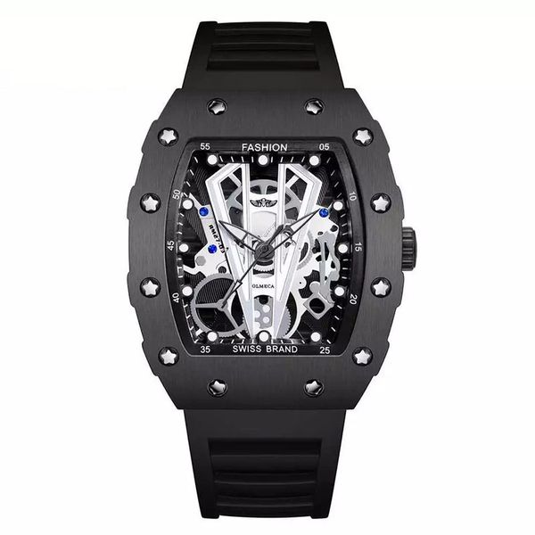 905 european and american style fashion pin-and-pin men's watch movement hollow transparent business gift watch trend, Slivery;brown
905 european and american style fashion pin-and-pin men's watch movement hollow transparent business gift watch trend, Slivery;brown