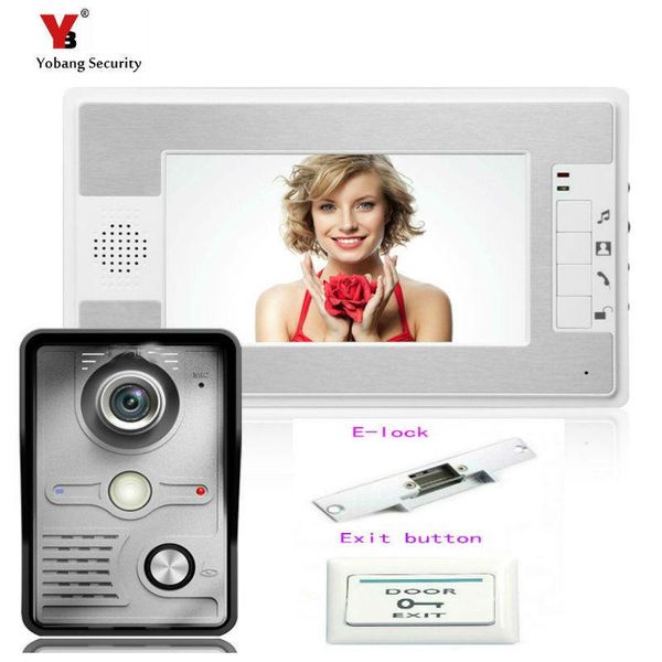 video door phones yobang security intercom doorphone system 7 inch color monitor and hd camera bell phone
video door phones yobang security intercom doorphone system 7 inch color monitor and hd camera bell phone