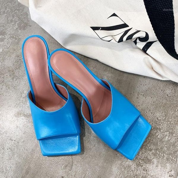 slippers mljuese 2021 women soft cow leather rome style summer open toe blue color high heels sandals party dress wedding1, Black
slippers mljuese 2021 women soft cow leather rome style summer open toe blue color high heels sandals party dress wedding1, Black