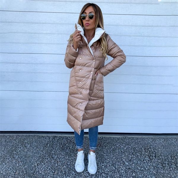 winter coat 2021 women double sided long jacket winter turtleneck warm parka lady thin double breasted outwear puffer jacket d25 210203, Black
winter coat 2021 women double sided long jacket winter turtleneck warm parka lady thin double breasted outwear puffer jacket d25 210203, Black