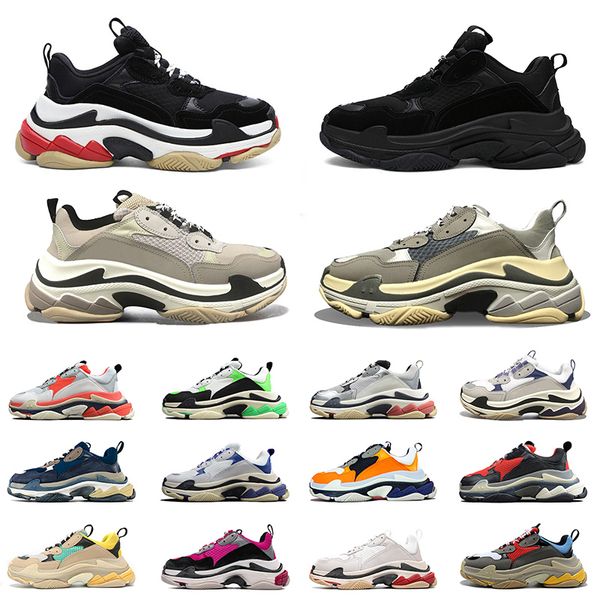 mens womens designer triple s shoes 17fw fashion platform triple black beige white old casual outdoor vintage flat trainers sneakers
mens womens designer triple s shoes 17fw fashion platform triple black beige white old casual outdoor vintage flat trainers sneakers