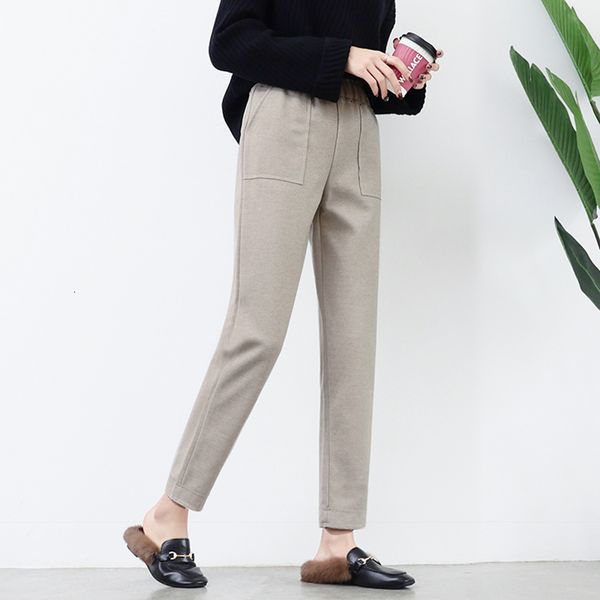 2021 new thick harem wool autumn winter pants women korean style plus size pantalon loose all-match trousers capris jm3x, Black;white
2021 new thick harem wool autumn winter pants women korean style plus size pantalon loose all-match trousers capris jm3x, Black;white