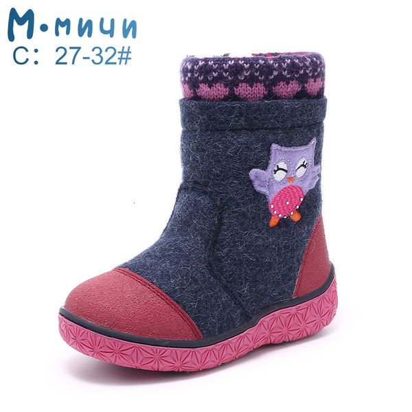mmnun children' shoes for girls wool felt boots children' winter shoes with owl warm boots for girls size 23-32 lj200903, Black;grey
mmnun children' shoes for girls wool felt boots children' winter shoes with owl warm boots for girls size 23-32 lj200903, Black;grey