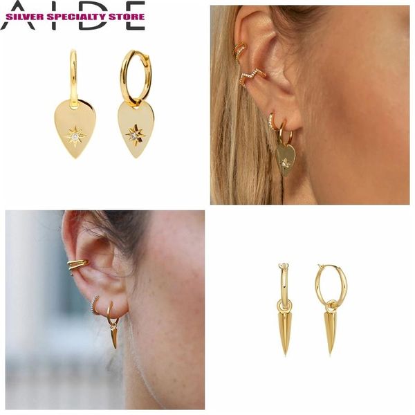 AIDE Punk Rivet Hoop Earring 925 Sterling Silver Earrings Women 2021 Luxury Jewelry Piercing Pendientes Brincos Bijou Arete Gift, Golden;silver
AIDE Punk Rivet Hoop Earring 925 Sterling Silver Earrings Women 2021 Luxury Jewelry Piercing Pendientes Brincos Bijou Arete Gift, Golden;silver