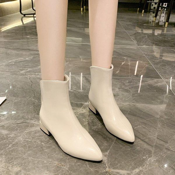 round toe rock shoes woman lady boots winter footwear back zip zipper luxury designer boots-women 2020 mid calf pointy, Black
round toe rock shoes woman lady boots winter footwear back zip zipper luxury designer boots-women 2020 mid calf pointy, Black