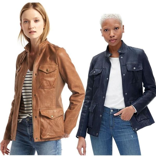 women's leather & faux handsome woman dyeing plant tanned sheepskin women have big yards jacket high quality, Black
women's leather & faux handsome woman dyeing plant tanned sheepskin women have big yards jacket high quality, Black