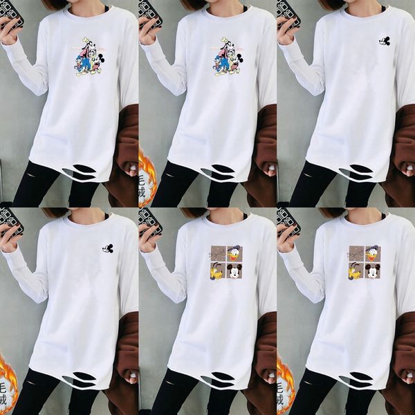 a200super fire loose medium length korean fashion oversize new autumn winter 2020 long sleeve coat t-shirt t-shirt for women bwnu4 b, White
a200super fire loose medium length korean fashion oversize new autumn winter 2020 long sleeve coat t-shirt t-shirt for women bwnu4 b, White