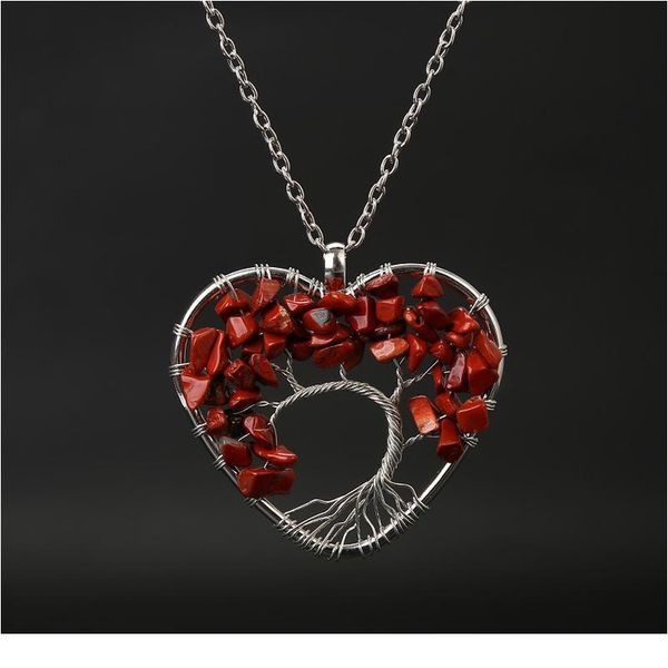 7 chakra tree of life quartz heart pendant necklace multicolor natural stone necklace women chain rainbow jewe jllome, Black
7 chakra tree of life quartz heart pendant necklace multicolor natural stone necklace women chain rainbow jewe jllome, Black
