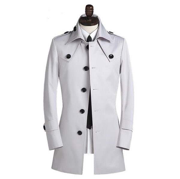 men's trench coats mens grey man single breasted coat men clothes spring autumn fashion slim overcoat long sleeve 2021 designer, Tan;black
men's trench coats mens grey man single breasted coat men clothes spring autumn fashion slim overcoat long sleeve 2021 designer, Tan;black