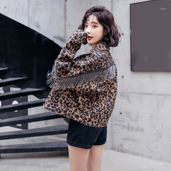 autumn leopard camouflage tassel women's coats turn down collar print female jackets 2020 fashion korean casual ladies outerwear1, Black;brown
autumn leopard camouflage tassel women's coats turn down collar print female jackets 2020 fashion korean casual ladies outerwear1, Black;brown