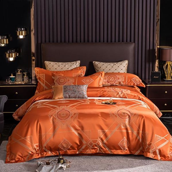 2021 luxury 600tc cotton bedding set jacquard bed linens flat sheet set orange bedclothes /king size bed cover 4pcs
2021 luxury 600tc cotton bedding set jacquard bed linens flat sheet set orange bedclothes /king size bed cover 4pcs