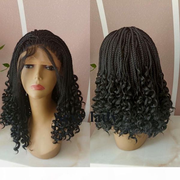 black box braided wig for women heat resistant fiber kinky curly synthetic lace front wig with baby hair #1b natural short braids wig
black box braided wig for women heat resistant fiber kinky curly synthetic lace front wig with baby hair #1b natural short braids wig