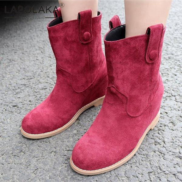 lapolaka 2020 new design big size 43 platform fashion shoes ladies boots female slip on increasing heels ankle boots woman, Black
lapolaka 2020 new design big size 43 platform fashion shoes ladies boots female slip on increasing heels ankle boots woman, Black