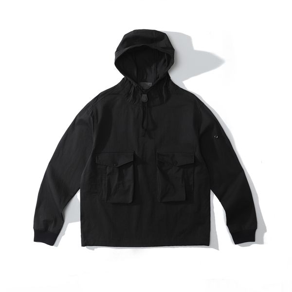 outerwear jackets coats spring and men's autumn 21ss ghost piece smock anorak nylon tela pure cotton fabric hoodie coat q6rm, Black;brown
outerwear jackets coats spring and men's autumn 21ss ghost piece smock anorak nylon tela pure cotton fabric hoodie coat q6rm, Black;brown