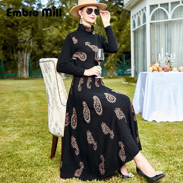 new autumn and winter clothing high-end retro cashew flowers long-sleeved knitted women's long sweater dress -xxl, Black;gray
new autumn and winter clothing high-end retro cashew flowers long-sleeved knitted women's long sweater dress -xxl, Black;gray