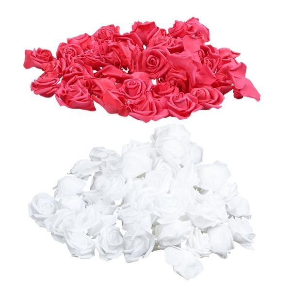100 pcs foam roses artificial flower wedding bride bouquet party decor diy - 50 pcs white & 50 red
100 pcs foam roses artificial flower wedding bride bouquet party decor diy - 50 pcs white & 50 red