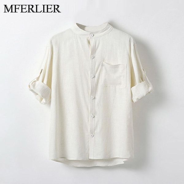 summer men shirts 5xl 6xl 7xl bust 147cm cotton linen plus size shirt men1, White;black
summer men shirts 5xl 6xl 7xl bust 147cm cotton linen plus size shirt men1, White;black