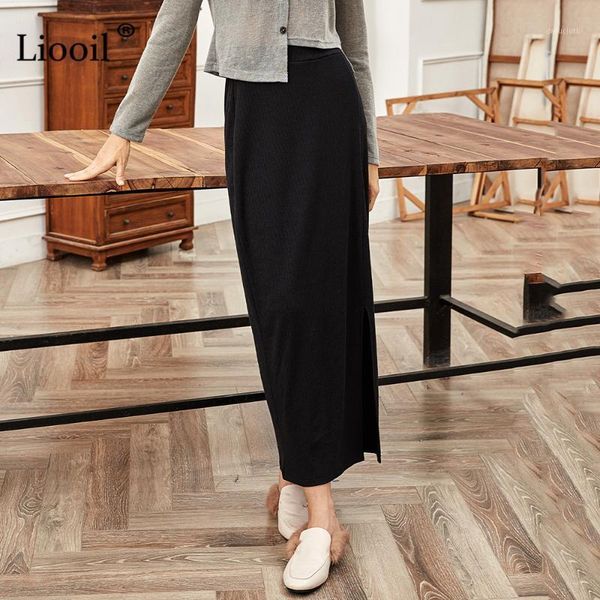 casual black slit midi skirt for women 2020 high waisted autumn winter clothes female loose elegant long straight wrap skirts1
casual black slit midi skirt for women 2020 high waisted autumn winter clothes female loose elegant long straight wrap skirts1
