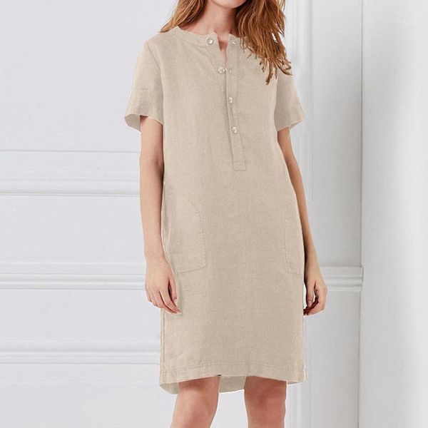 plus size 5xl summer 2020 linen dress women tunic short sleeve shirt button female vintage casual womens sun dresses vestidos1, Black;gray
plus size 5xl summer 2020 linen dress women tunic short sleeve shirt button female vintage casual womens sun dresses vestidos1, Black;gray