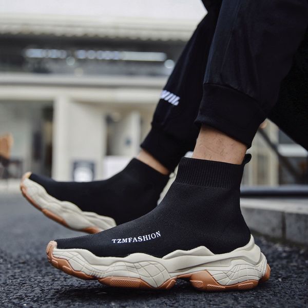 men casual shoes drive summer fashion sneaker for man trend shoes sock outdoor breathable vulcanize shoes men flat soft loafer 201008, Black
men casual shoes drive summer fashion sneaker for man trend shoes sock outdoor breathable vulcanize shoes men flat soft loafer 201008, Black