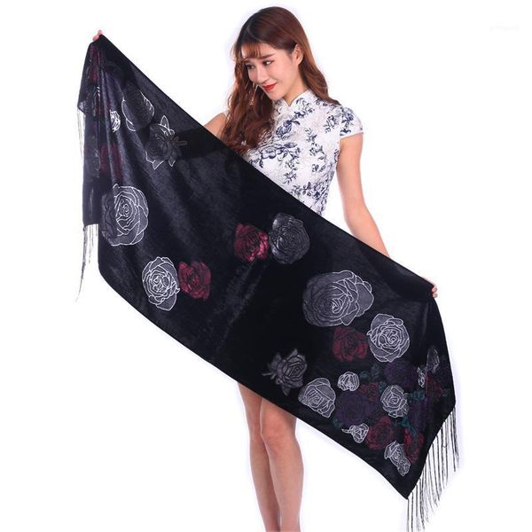 scarves black velvet winter scarf shawl thicking warm vintage burnout scarfs women accessory wedding ponchos wrap1, Blue;gray
scarves black velvet winter scarf shawl thicking warm vintage burnout scarfs women accessory wedding ponchos wrap1, Blue;gray