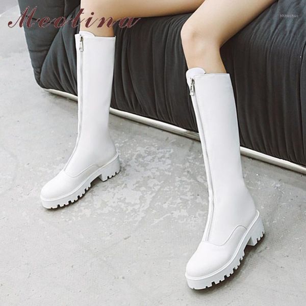 boots meotina women winter knee high zipper thick heels long pu leather round toe shoes lady autumn plus size 34-461, Black
boots meotina women winter knee high zipper thick heels long pu leather round toe shoes lady autumn plus size 34-461, Black
