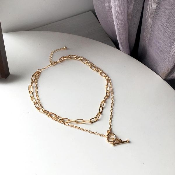 trendy jewelry chain necklace popular design two layer metal golden plating pendant necklace for lady female party gifts, Silver
trendy jewelry chain necklace popular design two layer metal golden plating pendant necklace for lady female party gifts, Silver