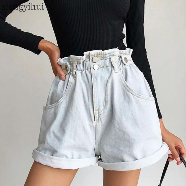 summer vintage high waist crimping denim shorts women 2020 korean fashion casual shorts jeans summer wide leg pants women, White;black
summer vintage high waist crimping denim shorts women 2020 korean fashion casual shorts jeans summer wide leg pants women, White;black