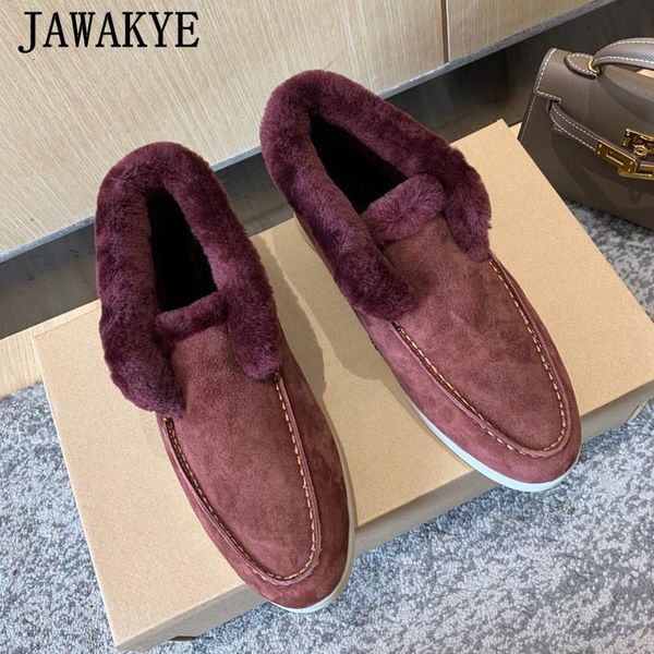 luxe fur snow boots winter wool designer women shoes quality smooth suede slip-on ankle boots warm high casual walk shoes, Black
luxe fur snow boots winter wool designer women shoes quality smooth suede slip-on ankle boots warm high casual walk shoes, Black