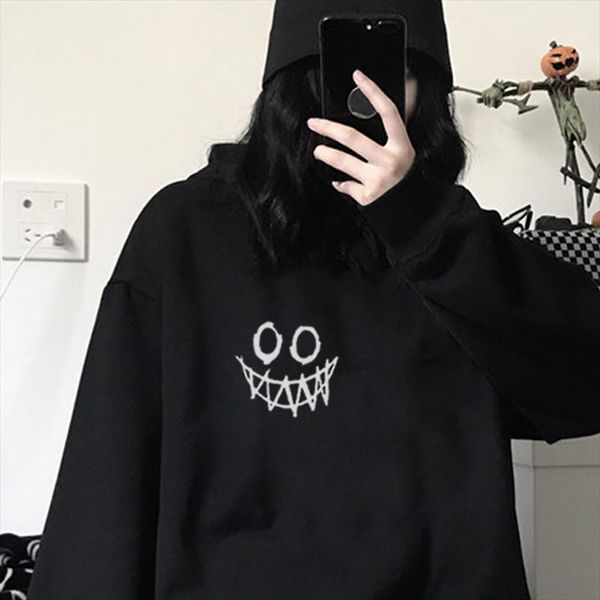 женщины hoody повседневной hoodie top sudadera mujer kpop o шеи осени панк толстовка марочная одежда с длинным рукавом черного мультфильмом, Black
женщины hoody повседневной hoodie top sudadera mujer kpop o шеи осени панк толстовка марочная одежда с длинным рукавом черного мультфильмом, Black