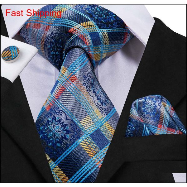hi-tie 2018 new arrival men's necktie 100% silk blue striped luxury fashion design ties hanky cufflinks set qylnrr nana_shop, Blue;white
hi-tie 2018 new arrival men's necktie 100% silk blue striped luxury fashion design ties hanky cufflinks set qylnrr nana_shop, Blue;white