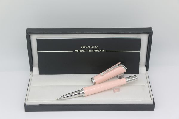 roller pen pink body color with silver trim and white pearl office school supply gift pen
roller pen pink body color with silver trim and white pearl office school supply gift pen