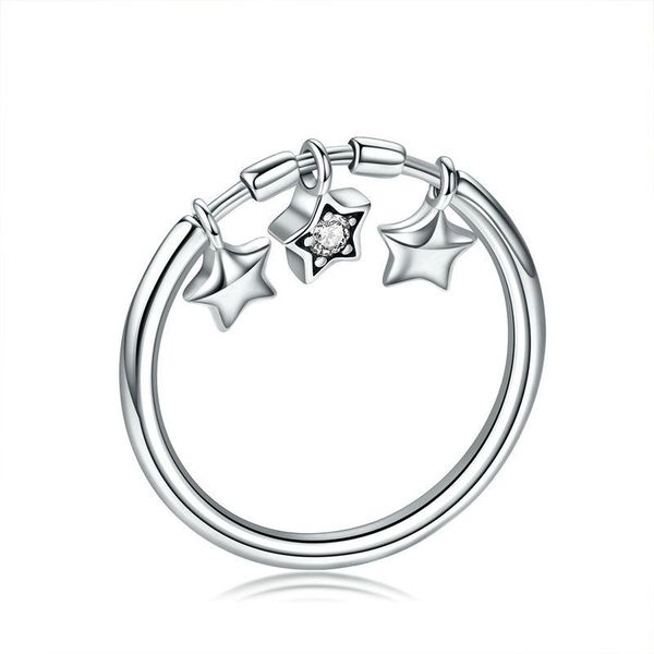 unique sold 925 sterling silver floating star charms ring women jewelry band size 6/7/8
unique sold 925 sterling silver floating star charms ring women jewelry band size 6/7/8