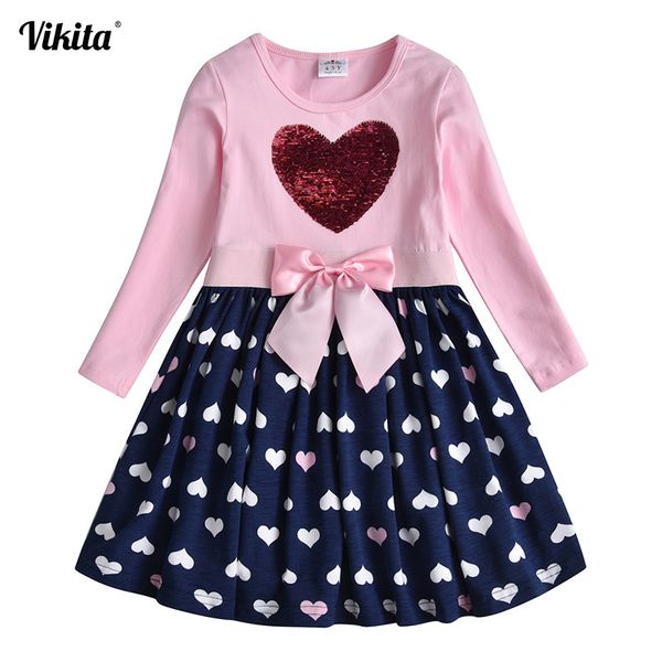 vikita girls cotton dress long sleeve children patchwork vestidos kid dresses for girls clothes toddlers cartoon princess dress 201204, Red;yellow
vikita girls cotton dress long sleeve children patchwork vestidos kid dresses for girls clothes toddlers cartoon princess dress 201204, Red;yellow