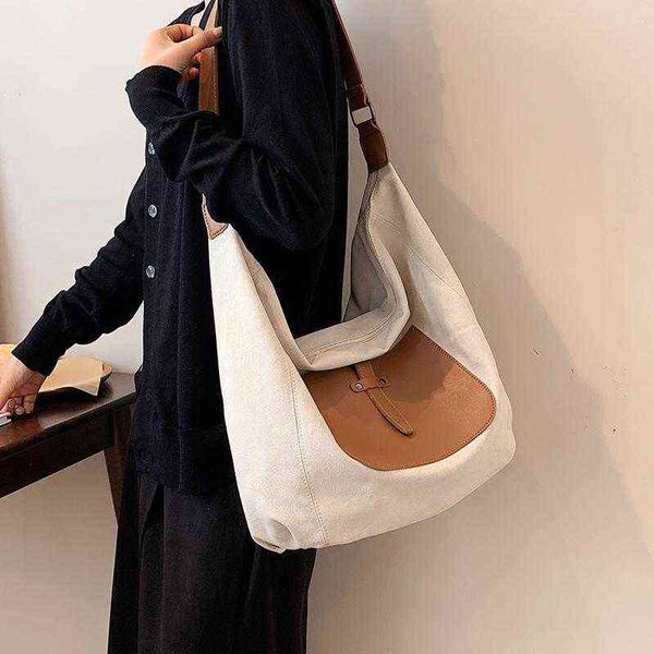 shopping bags canvas autumn large capacity shoulder for women big korean work ladies crossbody bag weekend study student handbags 220307
shopping bags canvas autumn large capacity shoulder for women big korean work ladies crossbody bag weekend study student handbags 220307