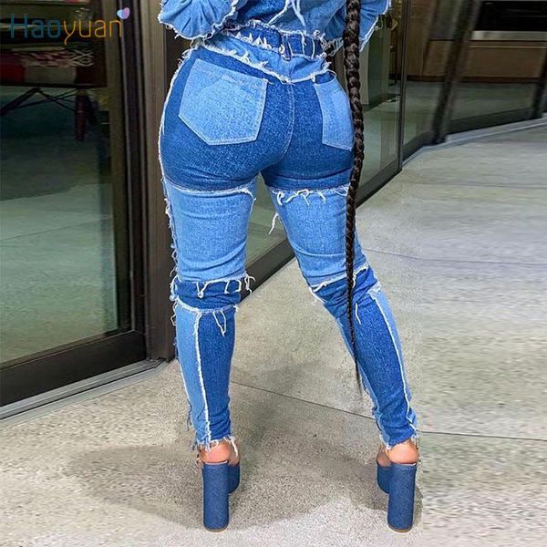 haoyuan patchwork jeans fashion women fall winter clothing elastic high waisted jeans streetwear club pants denim trousers, Black;white
haoyuan patchwork jeans fashion women fall winter clothing elastic high waisted jeans streetwear club pants denim trousers, Black;white