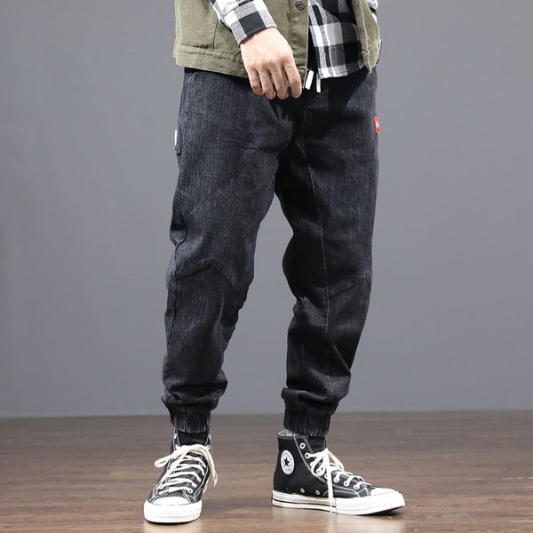 2021 new vintage male fashion designer black fit denim cargo pants slack background streetwear hip jeans qyyh, Blue
2021 new vintage male fashion designer black fit denim cargo pants slack background streetwear hip jeans qyyh, Blue