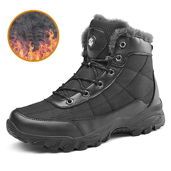 winter boots for men desert tactical boots ankle outdoor hiking men warm winter shoes water proof snow, Black
winter boots for men desert tactical boots ankle outdoor hiking men warm winter shoes water proof snow, Black