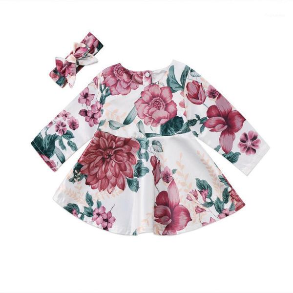newborn baby girls long sleeve floral dress headband 2pcs outfits kids clothes toddler girls autumn dresses1, Red;yellow
newborn baby girls long sleeve floral dress headband 2pcs outfits kids clothes toddler girls autumn dresses1, Red;yellow