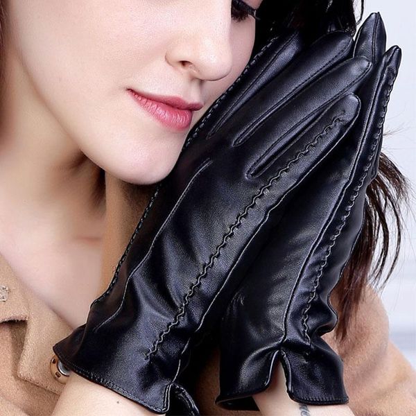 five fingers gloves solid color thickened warm mittens driving women pu leather touch screen full 1pairs windproof waterproof, Blue;gray
five fingers gloves solid color thickened warm mittens driving women pu leather touch screen full 1pairs windproof waterproof, Blue;gray
